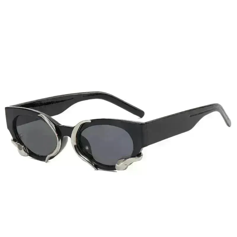 Cross-border European And American Retro Spirit Snake Cats' Eye Sunglasses