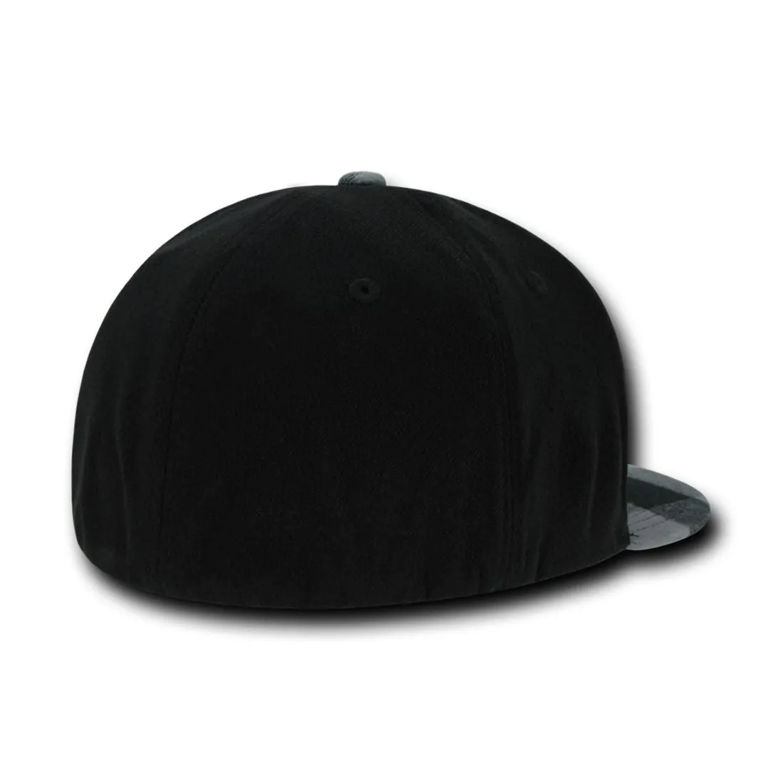 Decky 903 Buffalo Plaid Flex Snapback Hats High Crown 6 Panel Flat Bill Caps