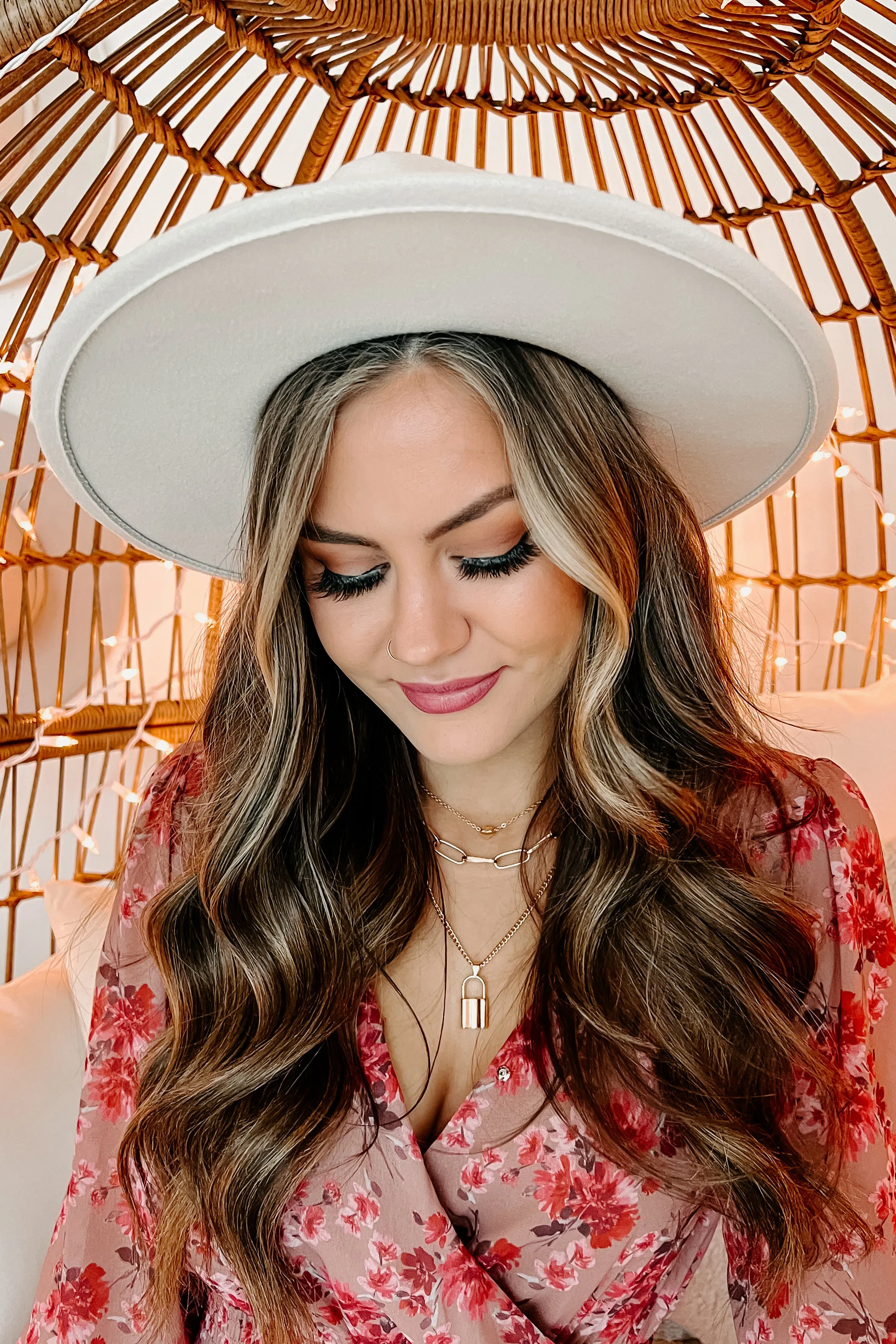 Desert Dreams Wide Brim Hat (Ivory)
