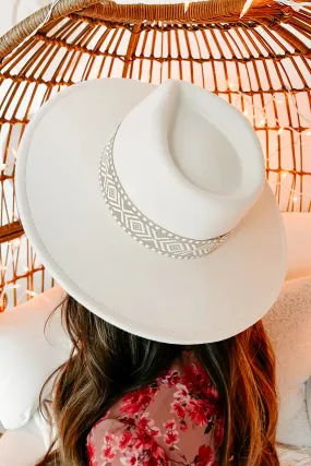 Desert Dreams Wide Brim Hat (Ivory)