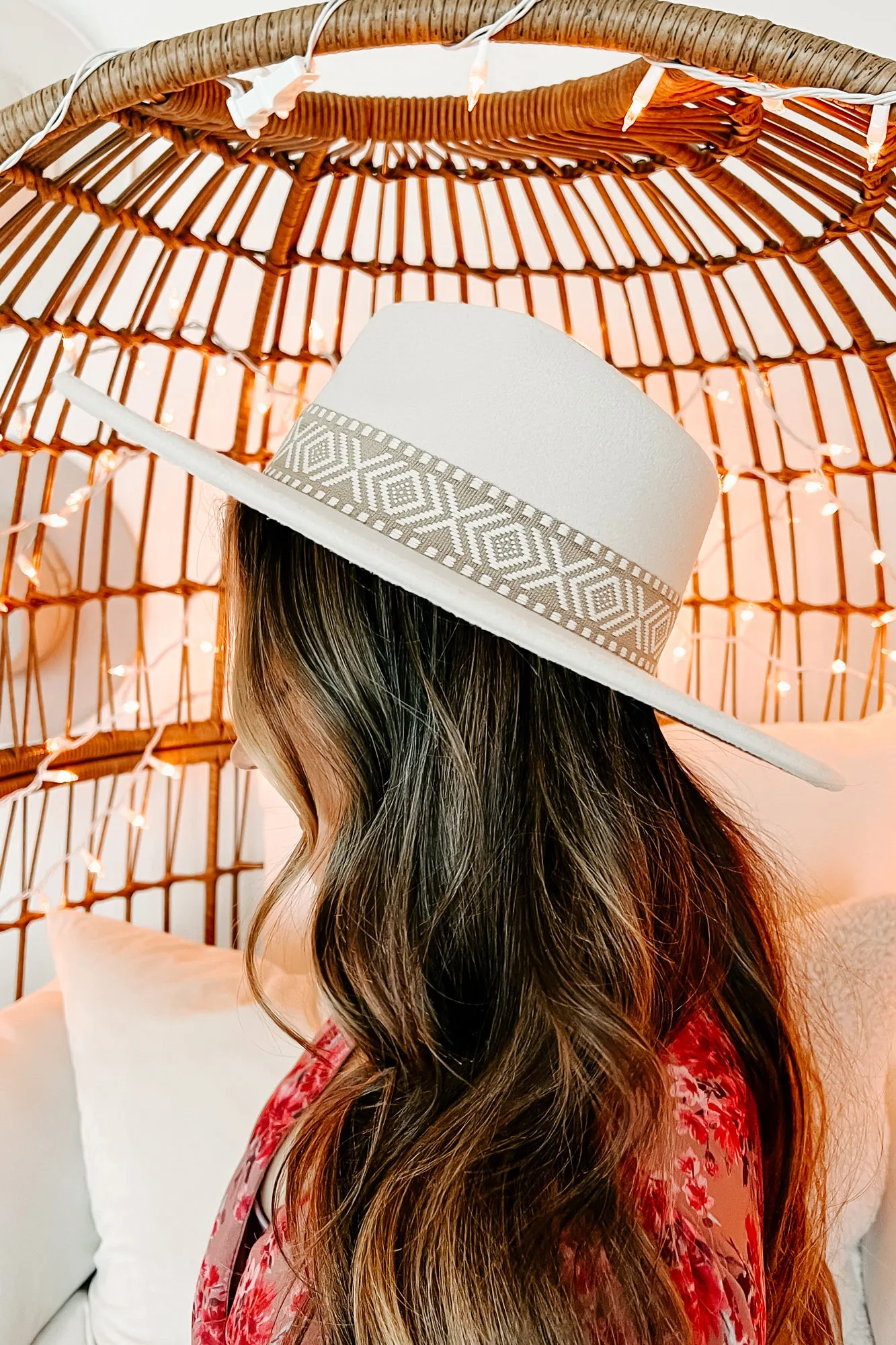 Desert Dreams Wide Brim Hat (Ivory)