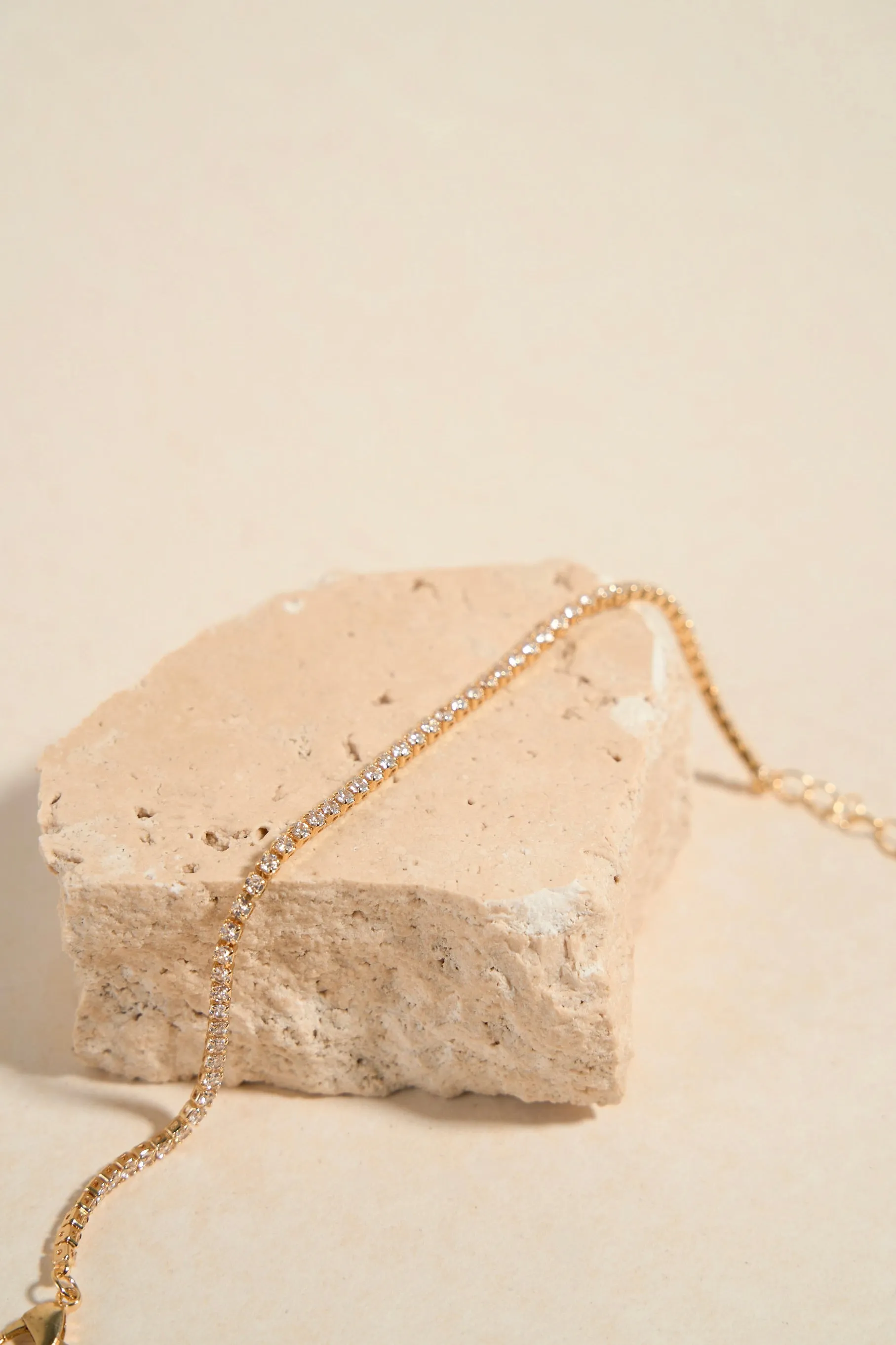 Diamante Tennis Gold Bracelet
