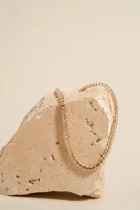 Diamante Tennis Gold Bracelet