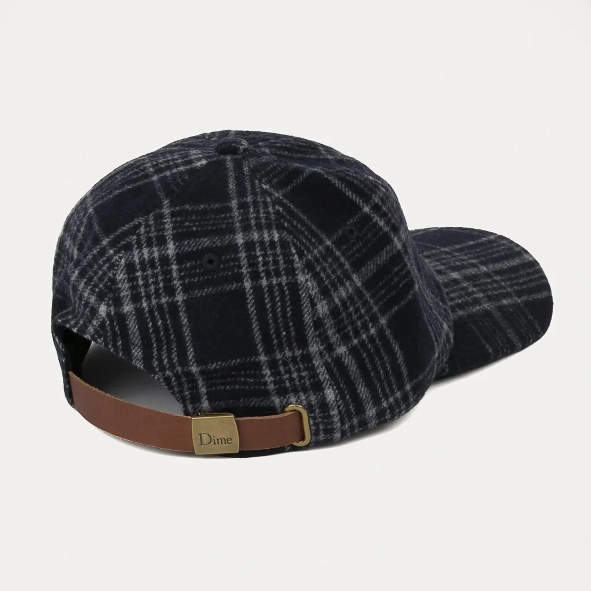 Dime MTL - Classic Wool Cap - Navy Plaid