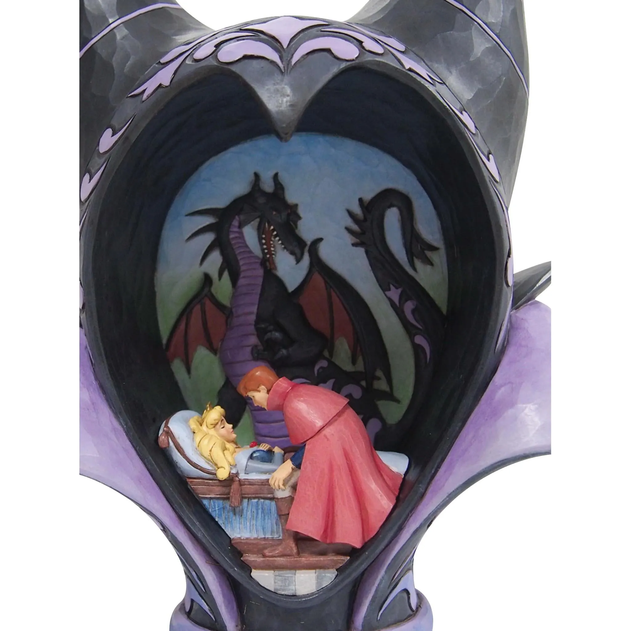 Disney Traditions True Love's Kiss (Maleficent) Diorama Headdress Figurine