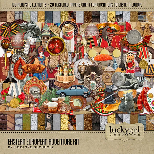 Eastern European Adventure Digital Scrapbook Kit