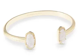 ELTON GOLD IRIDESCENT DRUSY BRACELET