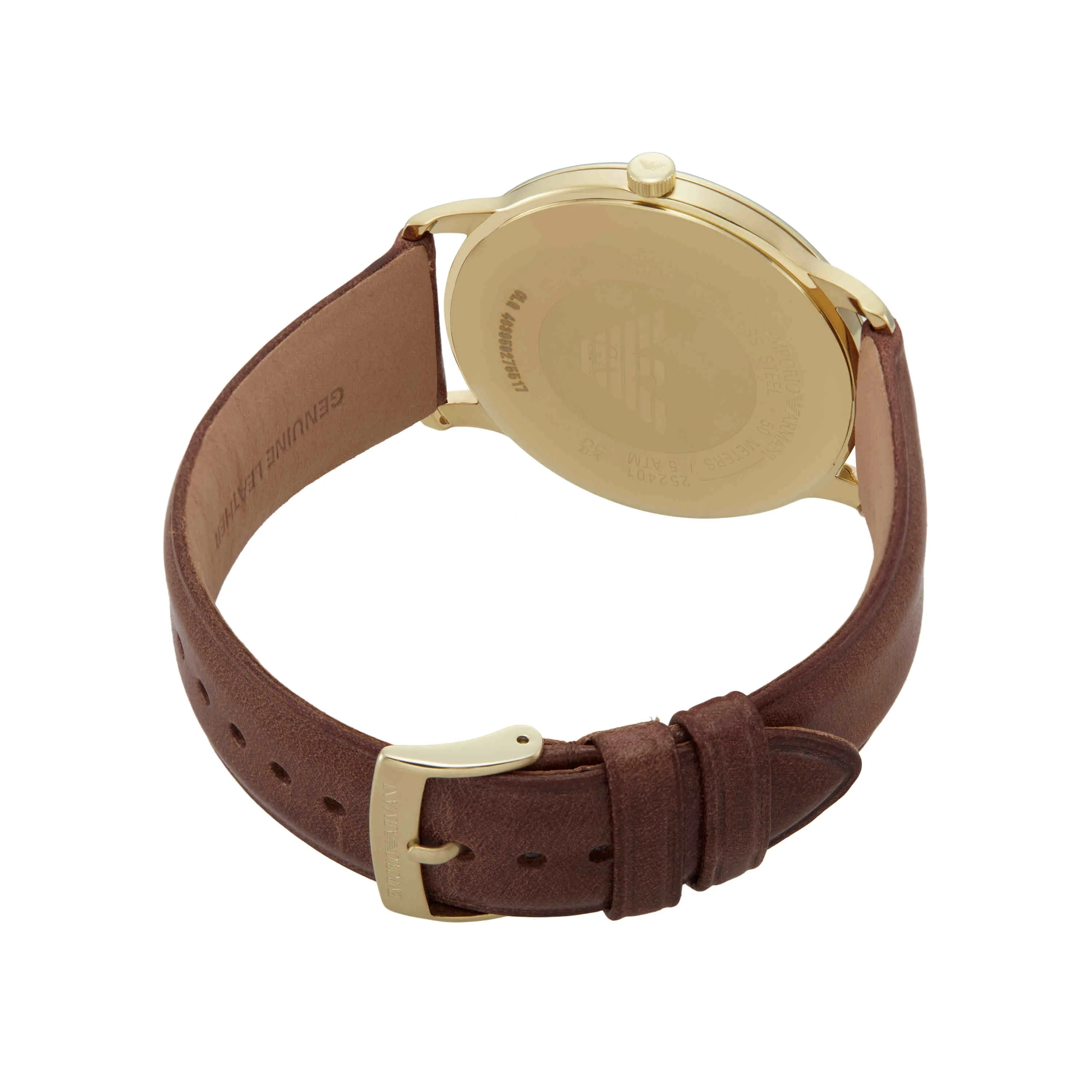 Emporio Armani Brown Analogue Watch AR11610