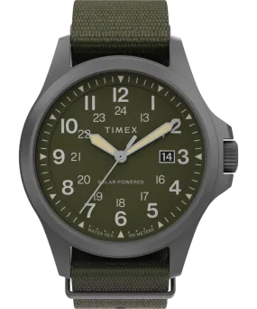 Expedition Field Post Solar 41mm Recycled Fabric Strap Watch