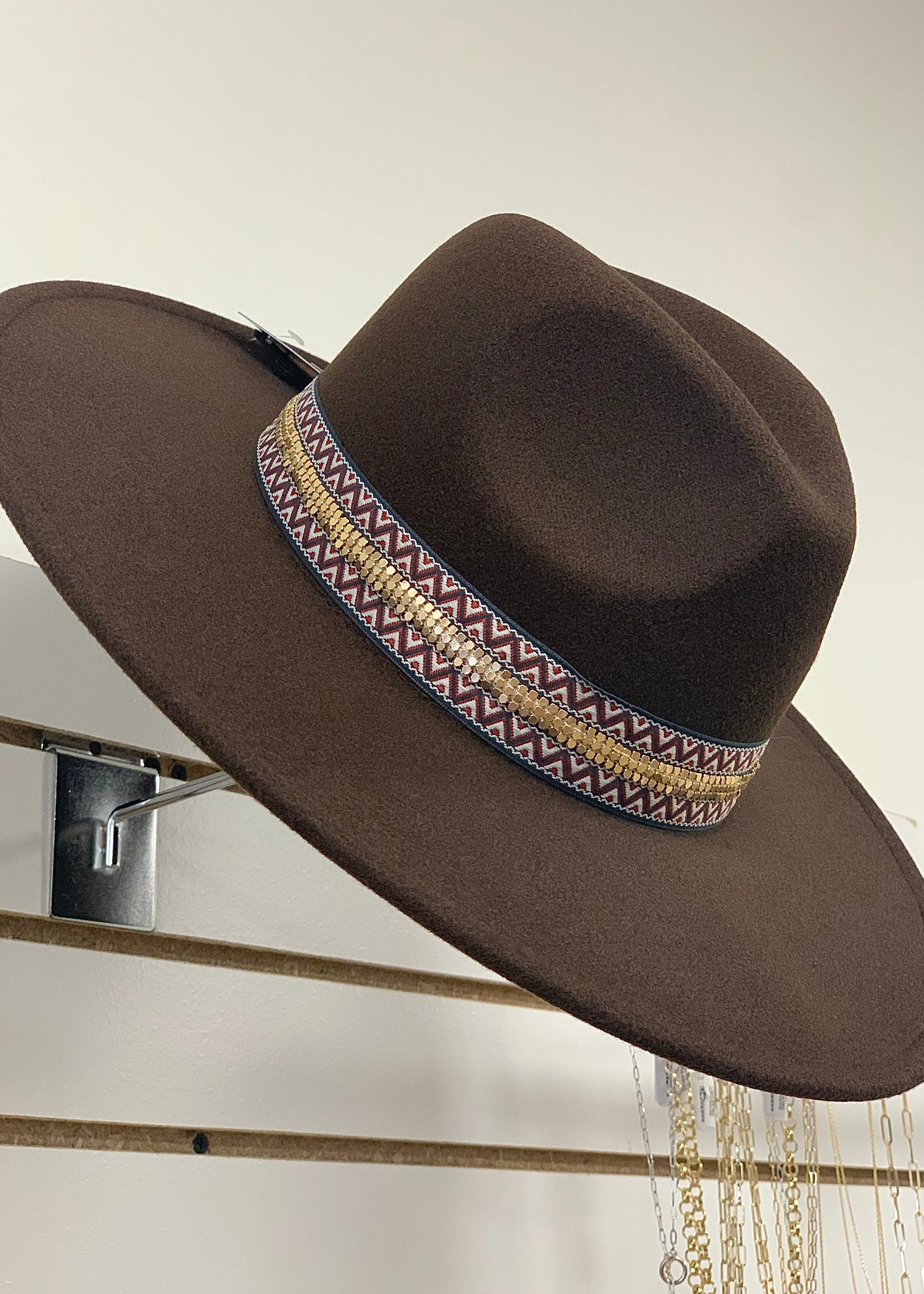 Felt Wide Brim Hat