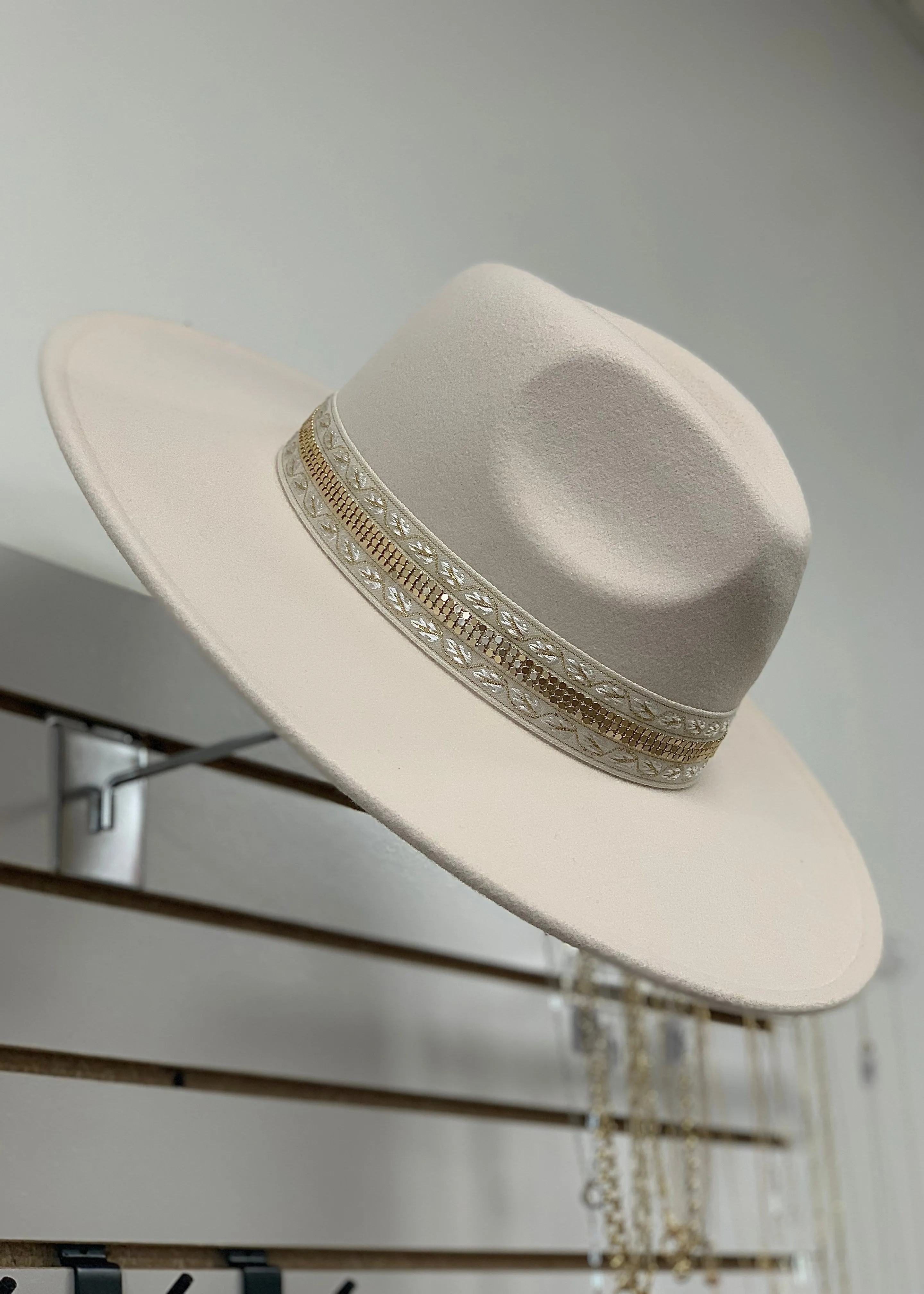 Felt Wide Brim Hat