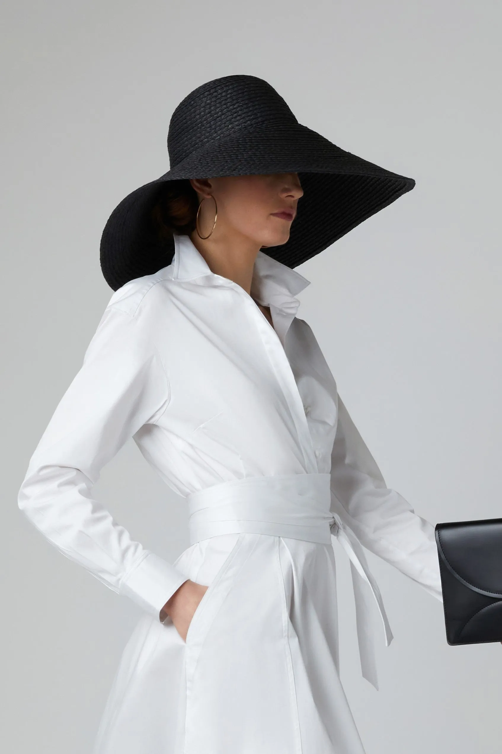Filippa Wide Brim Straw Hat