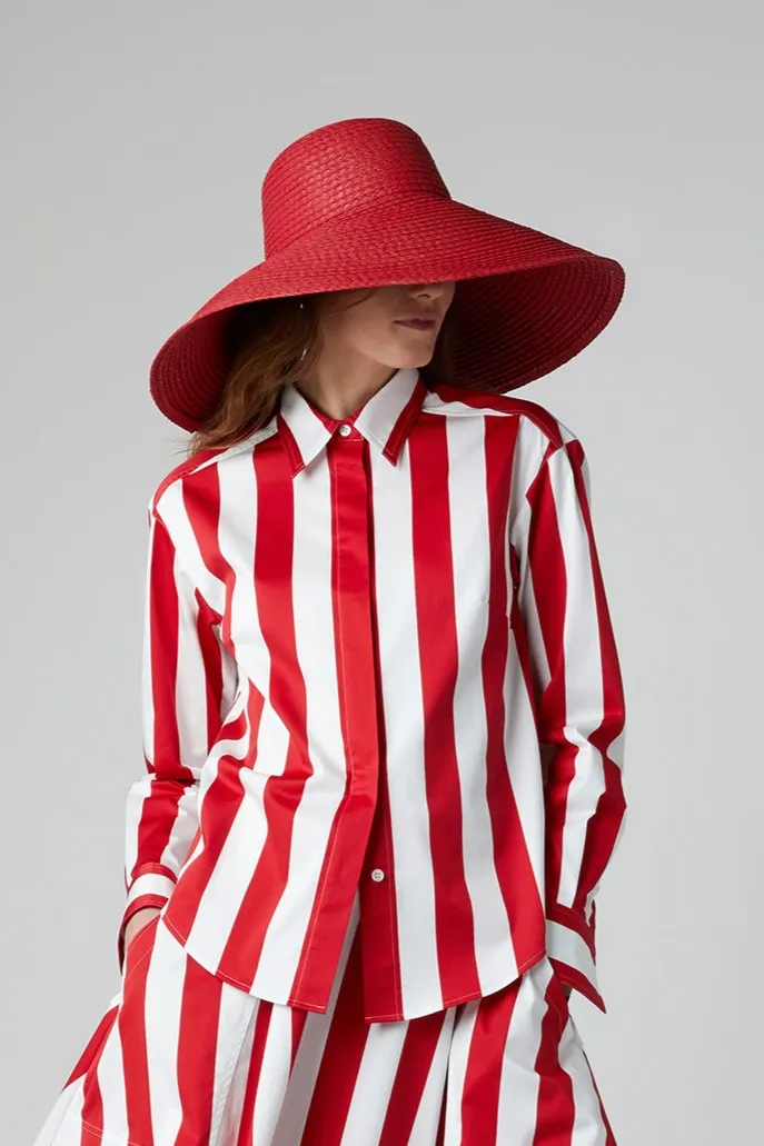 Filippa Wide Brim Straw Hat