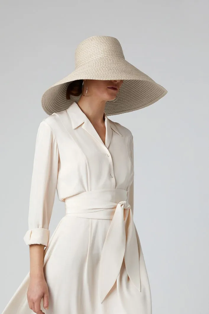 Filippa Wide Brim Straw Hat
