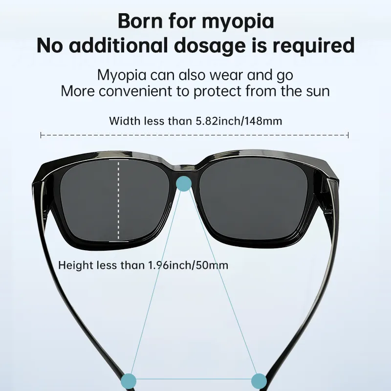 Fit Over Glasses Sunglasses For Men & Women Polarized Lens 100% UV Protection