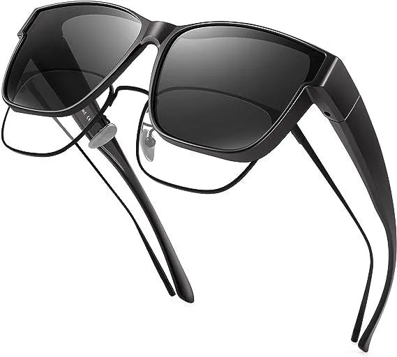 Fit Over Glasses Sunglasses For Men & Women Polarized Lens 100% UV Protection