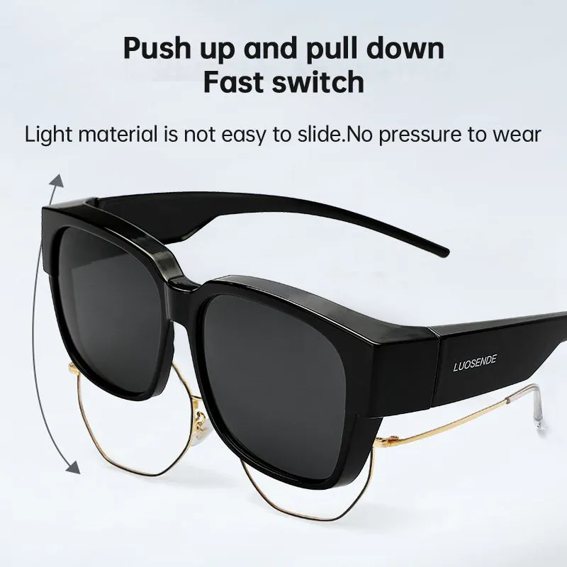 Fit Over Glasses Sunglasses For Men & Women Polarized Lens 100% UV Protection