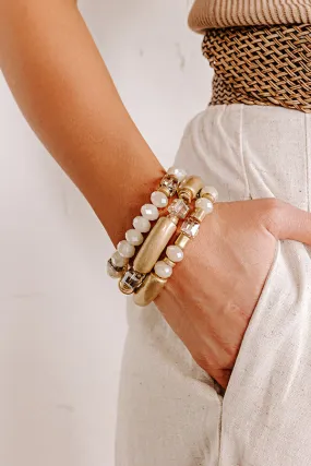 Friendly Shores Bracelet Set In Champagne