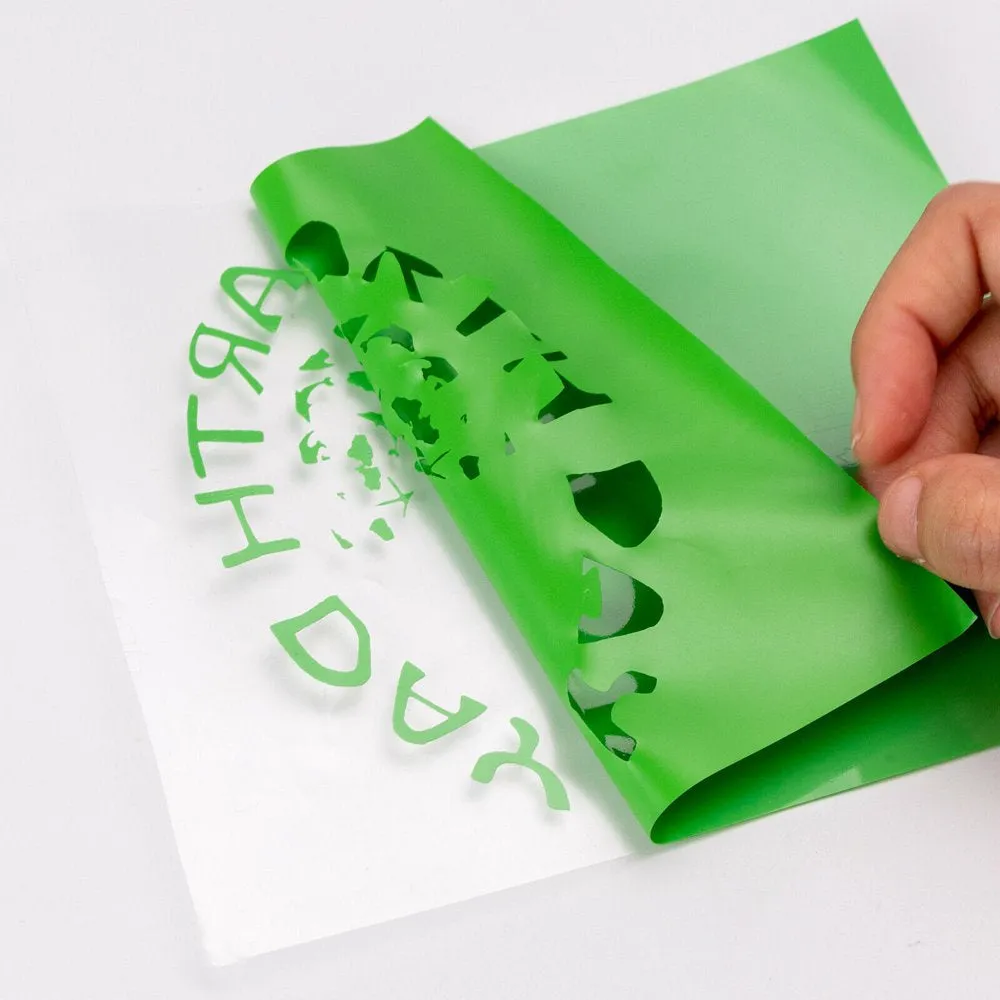 Fruit Green HTV Heat Transfer Vinyl Roll- 12" X 12FT Fruit Green HTV Vinyl for Shirts - Easy to Cut & Weed Iron on Vinyl for Clothes(Fruit Green)
