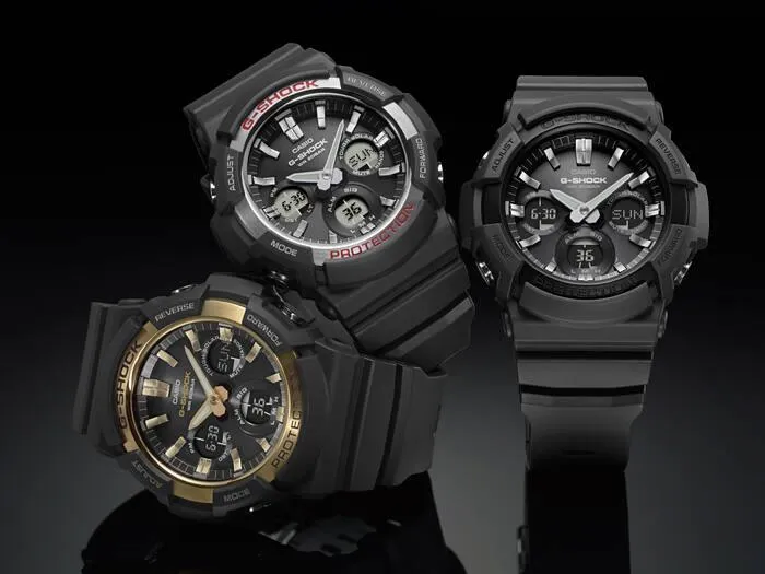 G-Shock Black / Gold - Tough Solar - GAS100G-1A