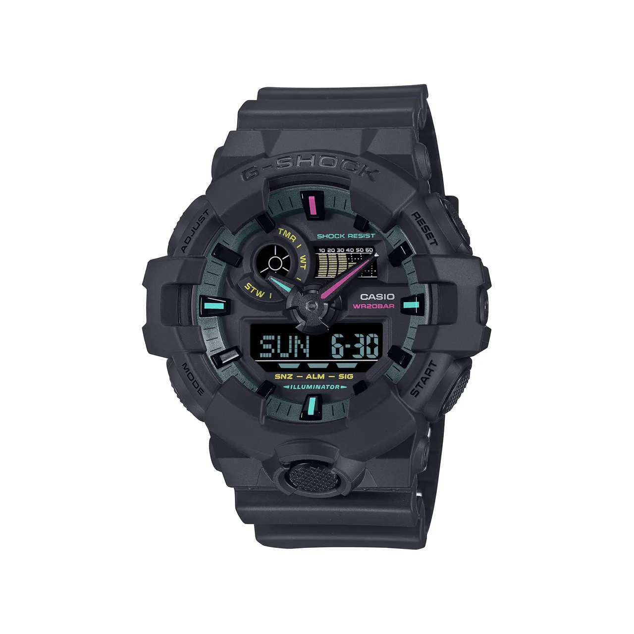 G-Shock Multi-Fluorescent Accents Series - GA700MF-1A