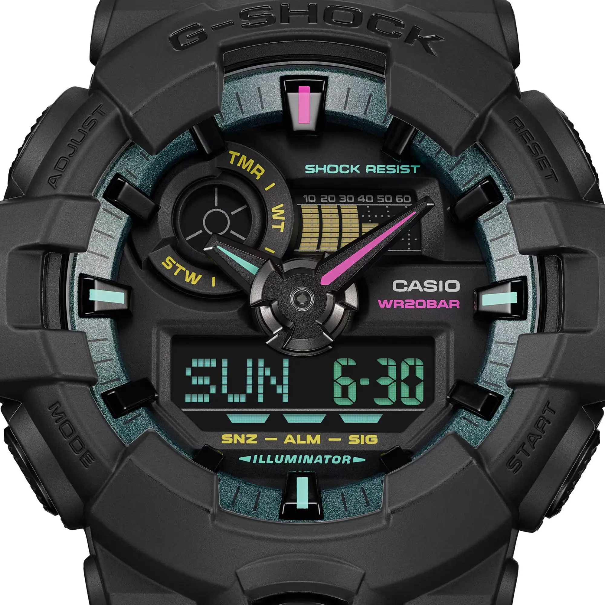 G-Shock Multi-Fluorescent Accents Series - GA700MF-1A