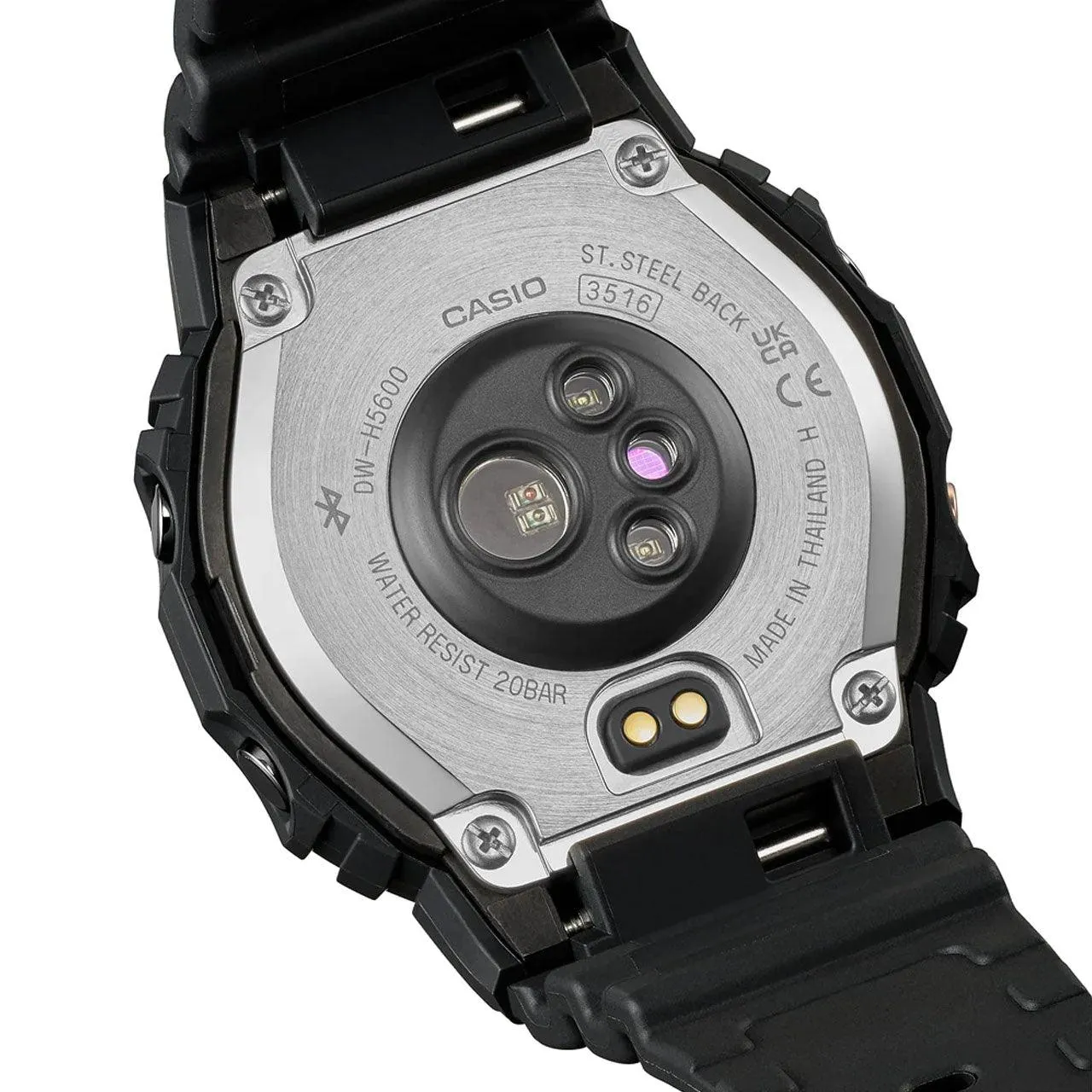 G-Squad - Black Heart Rate Monitor Watch - DWH5600-1D