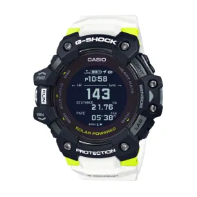 G-Squad - Black/White & Volt - GPS / Heart Rate Monitor Smart Watch - GBDH1000-1A7