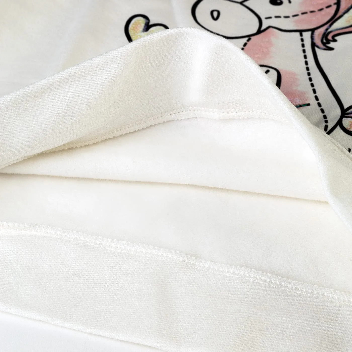 Girl's Teddy Unicorn Hoodie