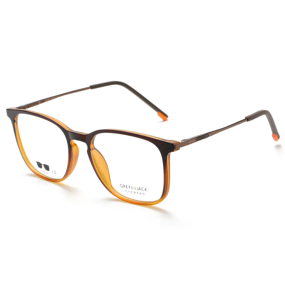 GREY JACK TR90 Clip on Glasses with 4PCS Magnetic Lens AGJ6076