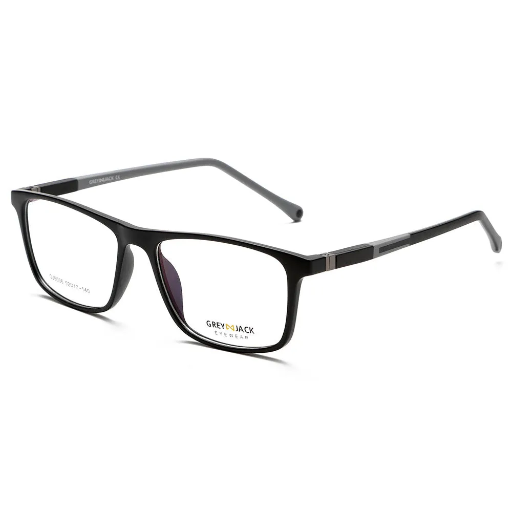GREY JACK TR90 Frame 3D Polarized Lens Clip On Glasses 6036