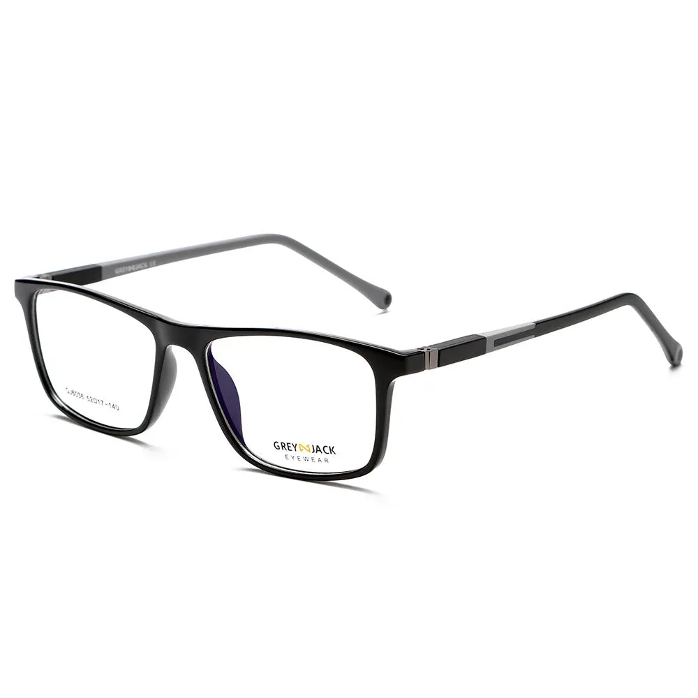 GREY JACK TR90 Frame 3D Polarized Lens Clip On Glasses 6036