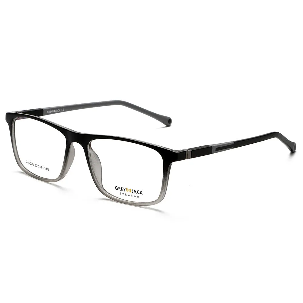 GREY JACK TR90 Frame 3D Polarized Lens Clip On Glasses 6036