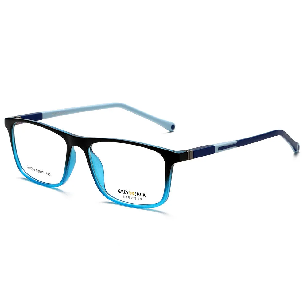GREY JACK TR90 Frame 3D Polarized Lens Clip On Glasses 6036
