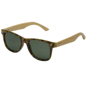 grinderPUNCH Bamboo Wood Temple Polarized Sunglasses