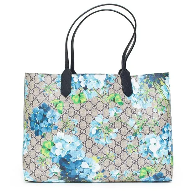 Gucci Blooms Blue Reversible Tote