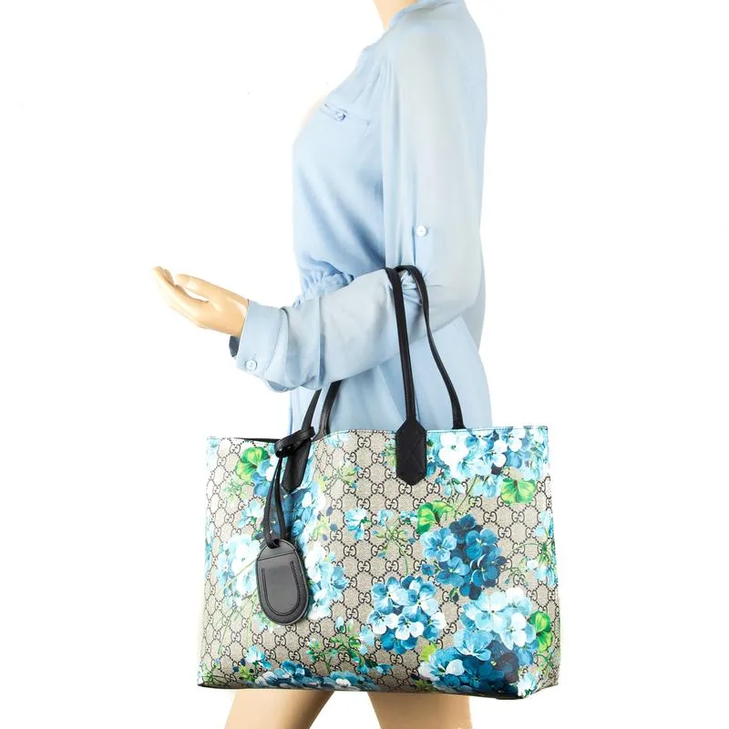 Gucci Blooms Blue Reversible Tote