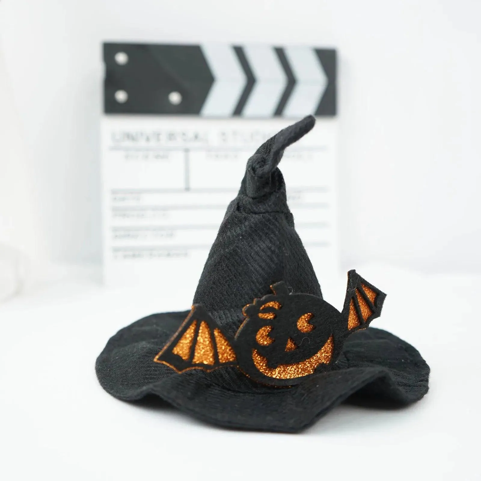 Halloween Dog Witch Hat