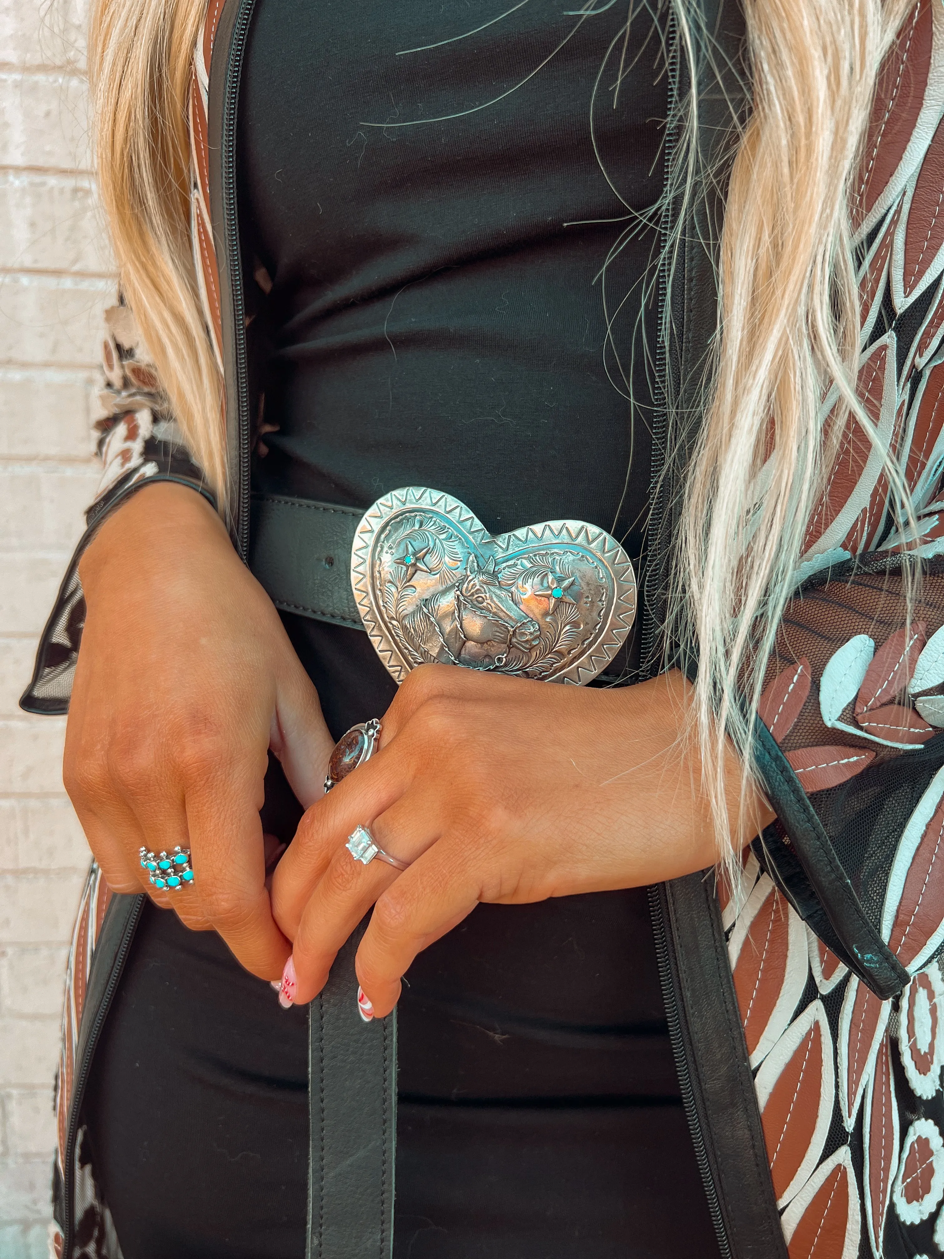 Heart & Horse Belt Buckle