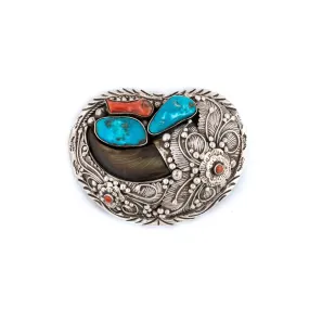 Heavy Navajo Silver Buckle