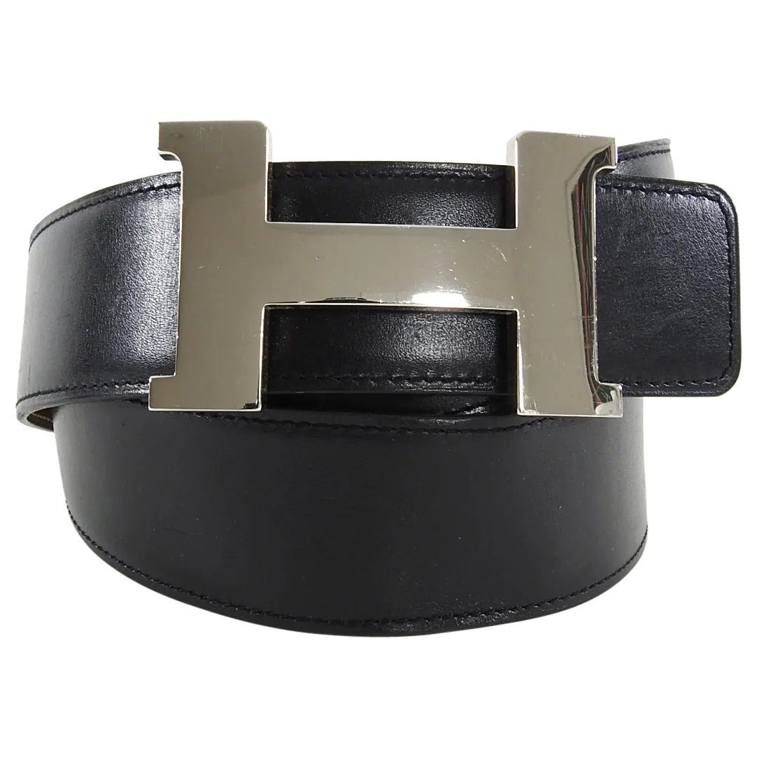 Hermes Constance H Belt 42mm Reversible Black and Brown - 95