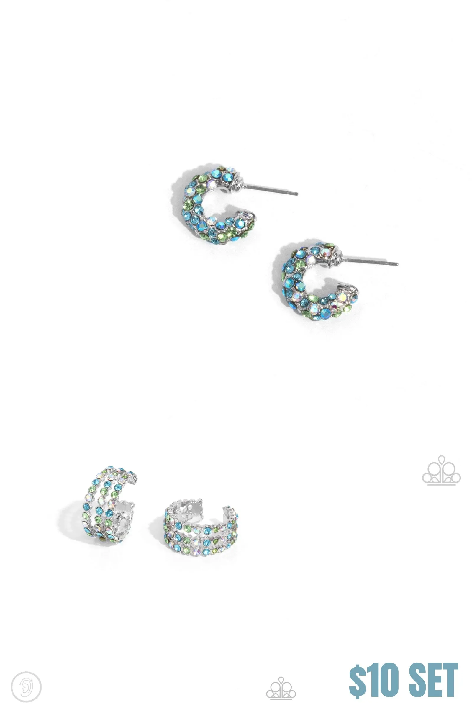 Iridescent Improv • Multicolor Matching Set