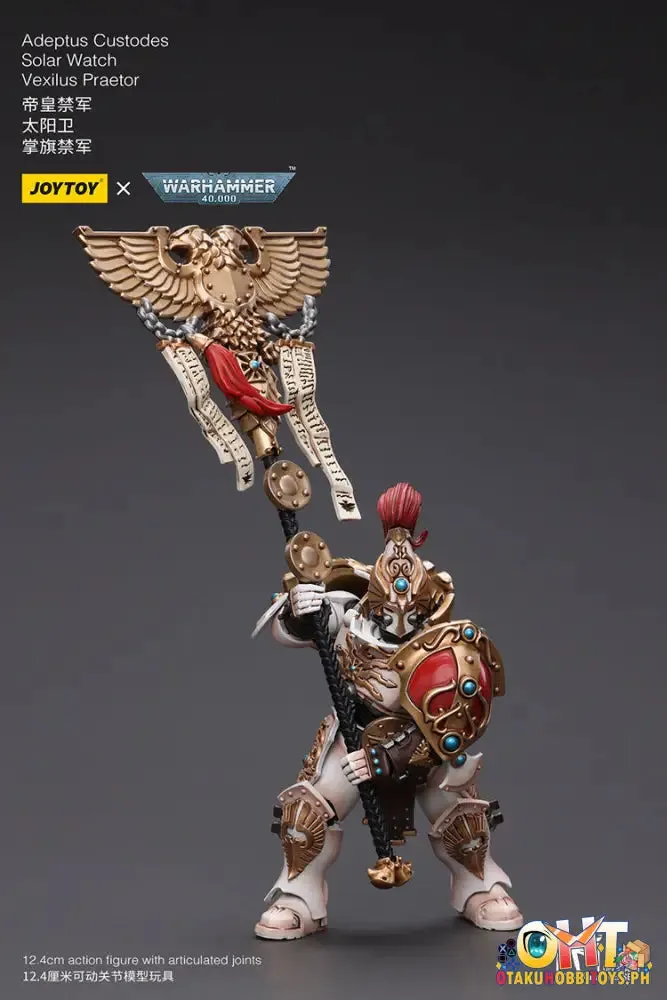 JOYTOY Warhammer 40K 1/18 Adeptus Custodes Solar Watch Vexilus Praetor JT9350