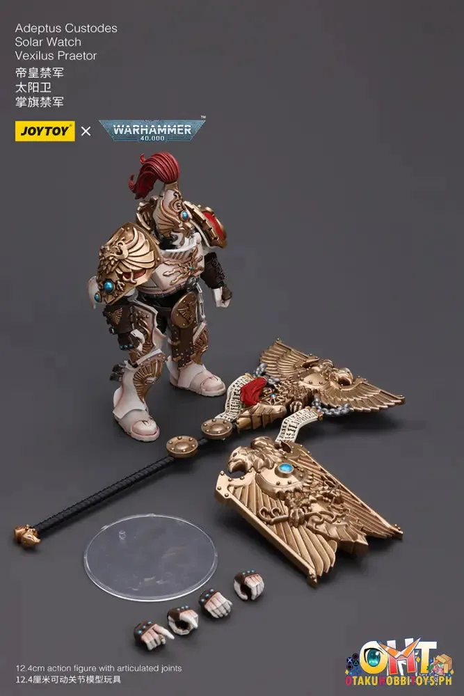 JOYTOY Warhammer 40K 1/18 Adeptus Custodes Solar Watch Vexilus Praetor JT9350