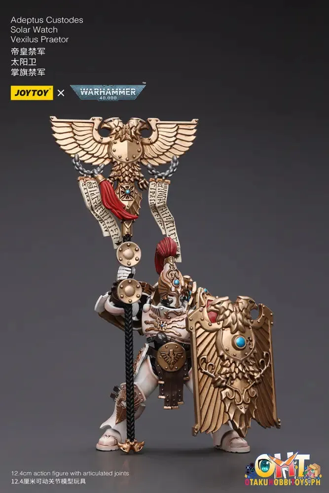 JOYTOY Warhammer 40K 1/18 Adeptus Custodes Solar Watch Vexilus Praetor JT9350