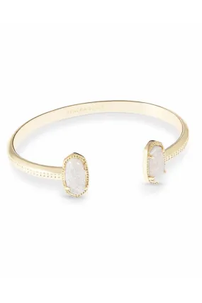 Kendra Scott: Elton Gold Cuff Bracelet - Iridescent Drusy