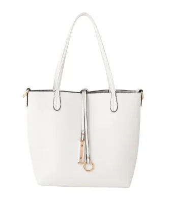Kris-Ana Medium Size Reversible Tote Bag with inner wrist strap pouch (various colours) (6515)