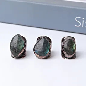 Labradorite Vintage Crystal Ring