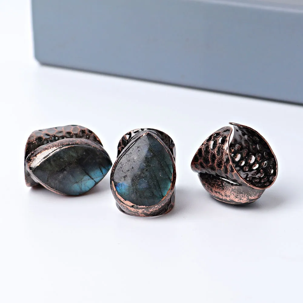 Labradorite Vintage Crystal Ring