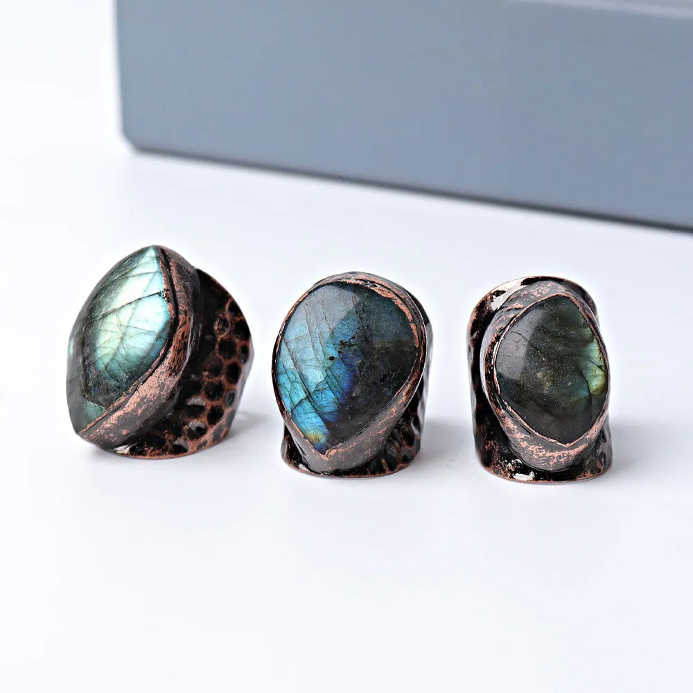 Labradorite Vintage Crystal Ring